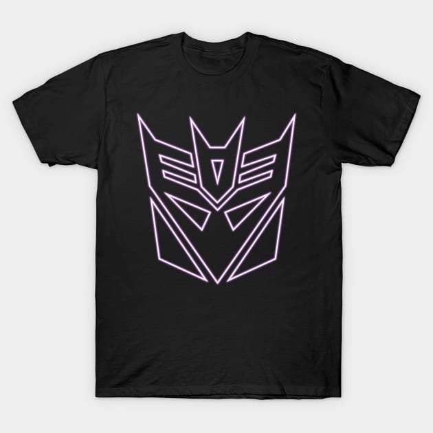 Decepticon Logo Glow T-Shirt by prometheus31